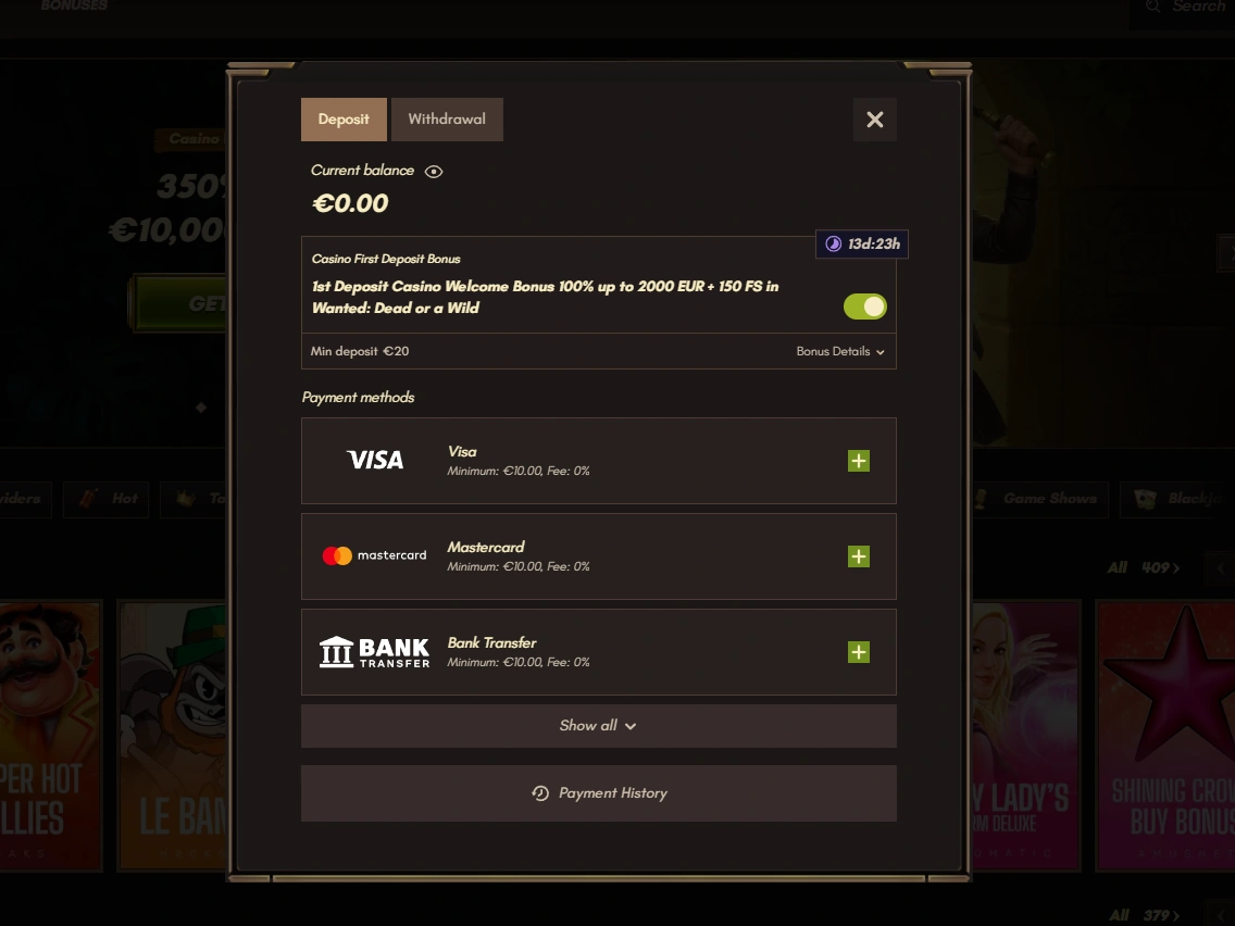 Page de caisse affichant les méthodes de paiement Visa, Mastercard et virement bancaire disponibles.
